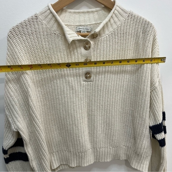 AMERICAN eagle polo striped knit sweater - Picture 3 of 7